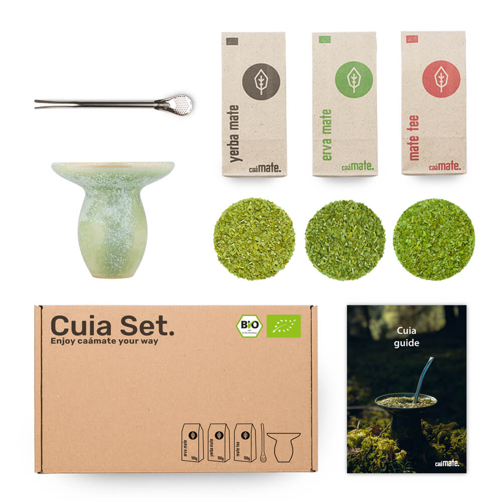 cuia Mate Tee Set Farbe Mint caamate