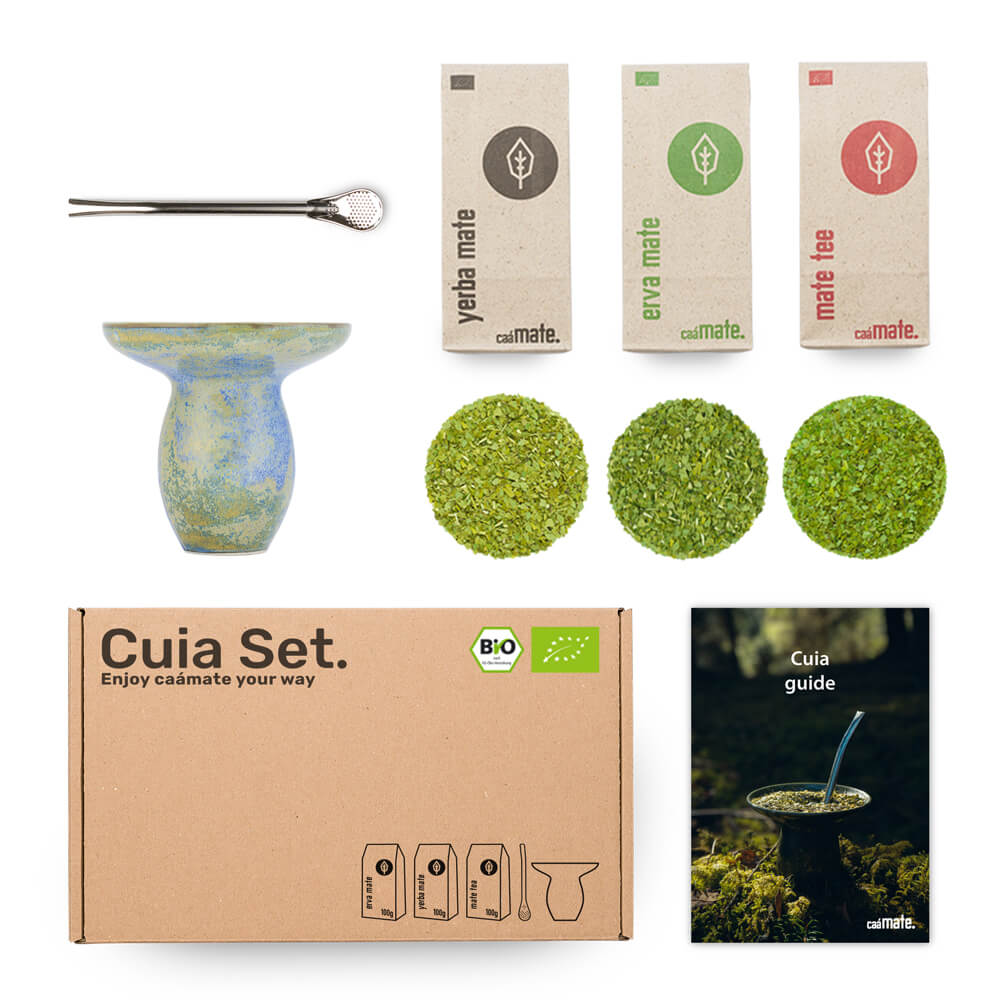cuia Mate Tee Set Farbe Retro caamate