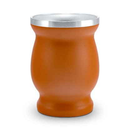 Edelstahl-Matebecher rot von caámate