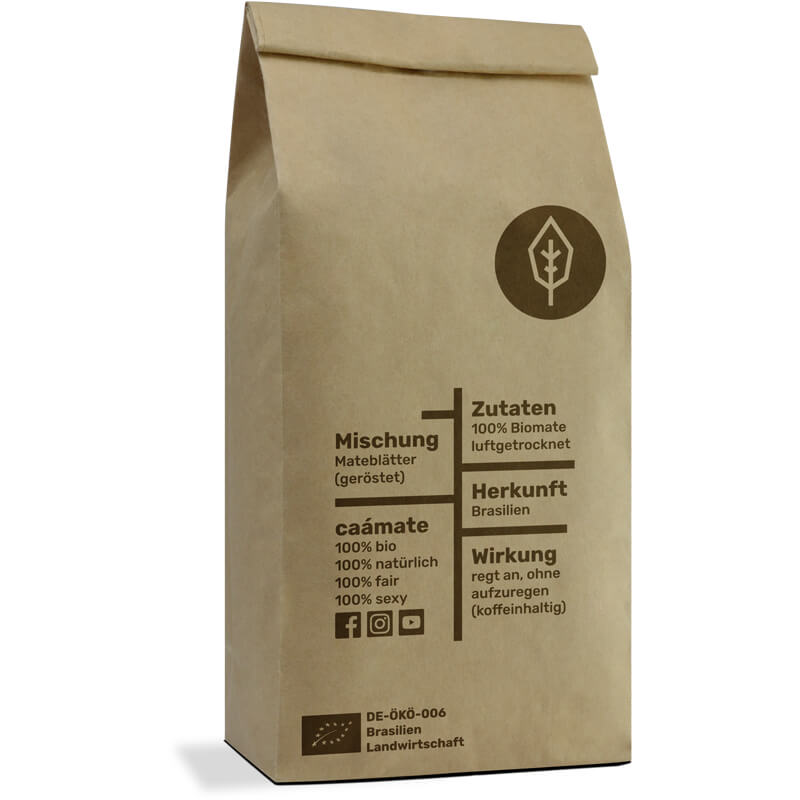 gerösteter Matetee Rücksete